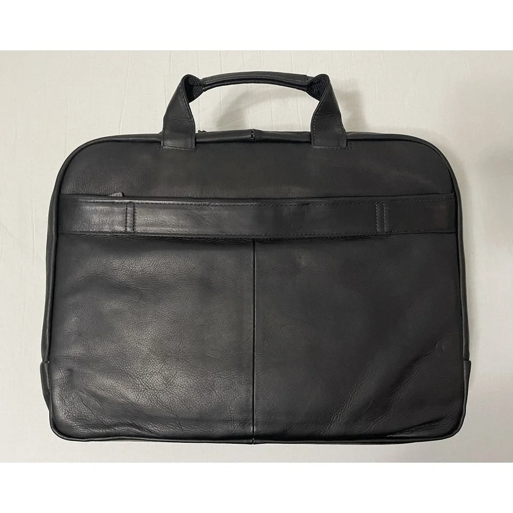 NWT OGIO Dividend Messenger 417017 Black Columbian Leather Professional‎